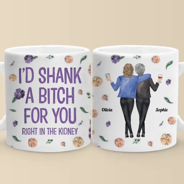 Besides Chocolate, You're My Favorite - Bestie Personalized Custom 3D Inflated Effect Printed Mug - Gift For Best Friends, BFF, Sisters Besides Chocolate, You're My Favorite - Bestie Personalized Custom 3D Inflated Effect Printed Mug - Gift For Best Friends, BFF, Sisters