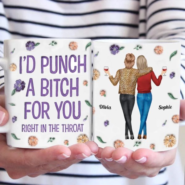 Besides Chocolate, You're My Favorite - Bestie Personalized Custom 3D Inflated Effect Printed Mug - Gift For Best Friends, BFF, Sisters Besides Chocolate, You're My Favorite - Bestie Personalized Custom 3D Inflated Effect Printed Mug - Gift For Best Friends, BFF, Sisters