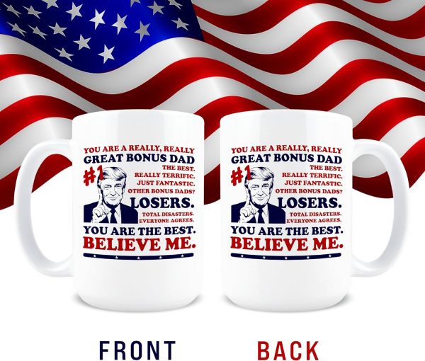 Best Bonus Dad Ever Coffee Mug Funny Gift for Stepdad Father in Law Birthday Christmas Gift Idea Best Bonus Dad Ever Coffee Mug Funny Gift for Stepdad Father in Law Birthday Christmas Gift Idea