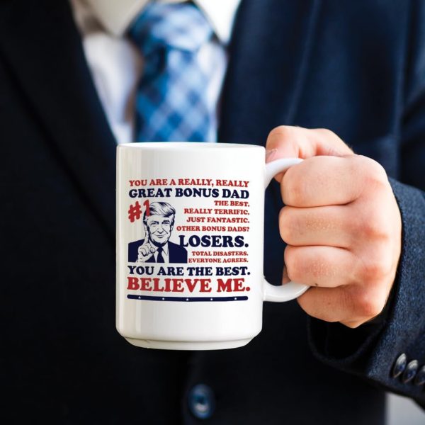 Best Bonus Dad Ever Coffee Mug Funny Gift for Stepdad Father in Law Birthday Christmas Gift Idea Best Bonus Dad Ever Coffee Mug Funny Gift for Stepdad Father in Law Birthday Christmas Gift Idea