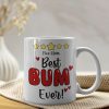 Best Bum Ever, Personalized Couple Mug, Gift For Couple