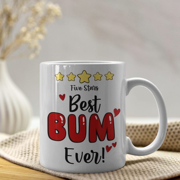 Best Bum Ever, Personalized Couple Mug, Gift For Couple
