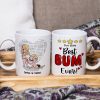 Best Bum Ever, Personalized Couple Mug, Gift For Couple, Valentine Gift, 131223