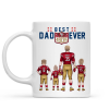 Best Dad Ever Football - Personalized Mug - Gifts For American Football Lover | TM12 HN02 Best Dad Ever Football - Personalized Mug - Gifts For American Football Lover | TM12 HN02