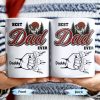Best Dad Ever, Hand Holding, Mountains and Trees - Personalized Custom Coffee Mug - DAD204_MG Best Dad Ever, Hand Holding, Mountains and Trees - Personalized Custom Coffee Mug - DAD204_MG