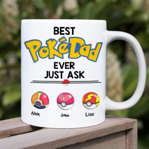 Best Dad Ever Just Ask Personalized Mug, Gift For Dad-4OHHN010623