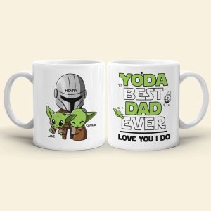 Best Dad Ever Love You I Do - Personalized White Mug - Gift For Dad