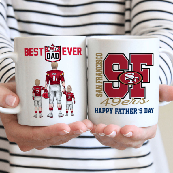 Best Dad Ever NFL Family - Personalized Mug - Gifts For American Football Lover | TM12 HN02 Best Dad Ever NFL Family - Personalized Mug - Gifts For American Football Lover | TM12 HN02