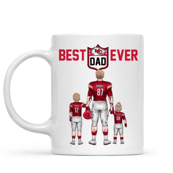 Best Dad Ever NFL Family - Personalized Mug - Gifts For American Football Lover | TM12 HN02 Best Dad Ever NFL Family - Personalized Mug - Gifts For American Football Lover | TM12 HN02