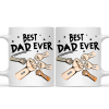 Best Dad Ever Pet And Kid Hand Punch Colorful - Personalized Mug Best Dad Ever Pet And Kid Hand Punch Colorful - Personalized Mug