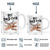 Best Dad Ever Pet And Kid Hand Punch Colorful - Personalized Mug Best Dad Ever Pet And Kid Hand Punch Colorful - Personalized Mug