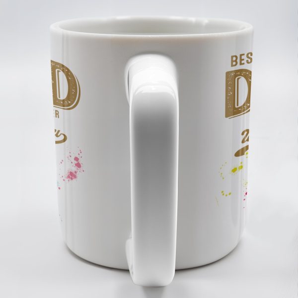 Best Dad Ever, We Love You, Hand Prints - Personalized Custom Coffee Mug - DAD228_MG Best Dad Ever, We Love You, Hand Prints - Personalized Custom Coffee Mug - DAD228_MG
