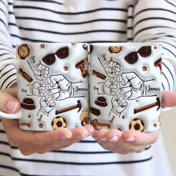 Best Dad Ever With 3D Inflated Mug 2 Personalized Gift DM01 890889 Best Dad Ever With 3D Inflated Mug 2 Personalized Gift DM01 890889