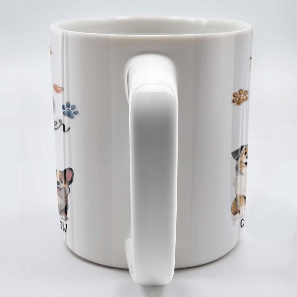Best Dog Dad Ever, Dogs, Paws, And Beer Mug - Personalized Custom Coffee Mug - DAD056_MG Best Dog Dad Ever, Dogs, Paws, And Beer Mug - Personalized Custom Coffee Mug - DAD056_MG
