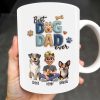 Best Dog Dad Ever, Dogs, Paws, And Beer Mug - Personalized Custom Coffee Mug - DAD056_MG Best Dog Dad Ever, Dogs, Paws, And Beer Mug - Personalized Custom Coffee Mug - DAD056_MG