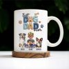 Best Dog Dad Ever, Dogs, Paws, And Beer Mug - Personalized Custom Coffee Mug - DAD056_MG Best Dog Dad Ever, Dogs, Paws, And Beer Mug - Personalized Custom Coffee Mug - DAD056_MG