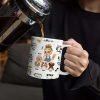 Best Dog Mom Puppy Love - Personalized White Edge-to-Edge Mug