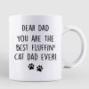 Best Fluffin Cat Dad Ever Personalized Mug