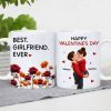 Best Girlfriend Boyfriend Ever Custom Birth Flower - Personalized Mug - Valentine's Day Gift for Her, for Him Best Girlfriend Boyfriend Ever Custom Birth Flower - Personalized Mug - Valentine's Day Gift for Her, for Him