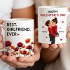 Best Girlfriend Boyfriend Ever Custom Birth Flower - Personalized Mug - Valentine's Day Gift for Her, for Him Best Girlfriend Boyfriend Ever Custom Birth Flower - Personalized Mug - Valentine's Day Gift for Her, for Him