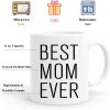 Best Mom Ever Coffee Mug, Gift for Mom from Daughter Son Kids Husband, Birthday Mother's Day Christmas Gift Idea for Women Best Mom Ever Coffee Mug, Gift for Mom from Daughter Son Kids Husband, Birthday Mother's Day Christmas Gift Idea for Women