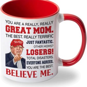 Best Mom Ever Coffee Mug Gift for Mom Wife from Daughter Son Kids Husband, Birthday Mother's Day Christmas Gift