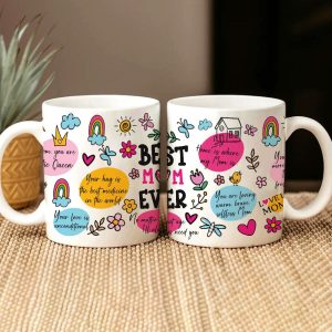 Best Mom Ever Sublimation Family Mug Personalized Gift TA29 890134