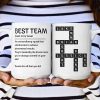 Best Team Coworker Mug Scrabble Custom Name - Personalized Mug Best Team Coworker Mug Scrabble Custom Name - Personalized Mug