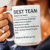 Best Team Coworker Mug Scrabble Custom Name - Personalized Mug Best Team Coworker Mug Scrabble Custom Name - Personalized Mug