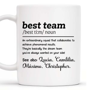 Best Team Extraordinary Squad Dream Team Design - Personalized Custom Coffee Mug - COL030_MG