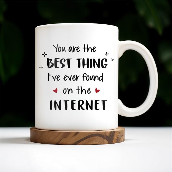 Best Thing Found On The Internet Couple Mug - Personalized Custom Coffee Mug - CPL252_MG