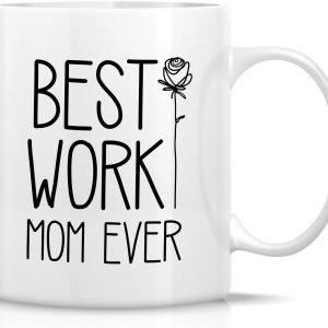 Best Work Mom Ever Coffee Mug Funny Gift for Working Mom