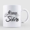 Besties Best Friends Witches Riding Broom Halloween Personalized Mug
