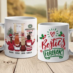 Besties Forever - Always Better Together - Personalized Mug