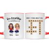 Besties Forever Front View Best Friends Unique Gift Create Your Crossword Puzzle Personalized Mug