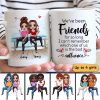 Besties On Beach Best Friend Forever Personalized Mug