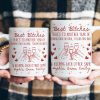 Besties White Ceramic Mug Personalized with Funny Quote, Cute Wine Glass Art, Perfect Unique Gift for Friends and Coworkers Besties White Ceramic Mug Personalized with Funny Quote, Cute Wine Glass Art, Perfect Unique Gift for Friends and Coworkers