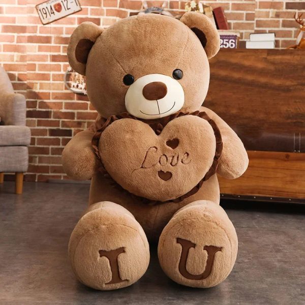 Big LOVE Plush Bear - Giant Soft Toy for Birthdays & Valentine's Gifts