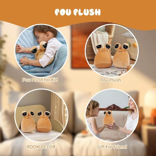 Big Size My Pet Alien Pou Plush Toy - Perfect Gift for Kids & Halloween! Big Size My Pet Alien Pou Plush Toy - Perfect Gift for Kids & Halloween!