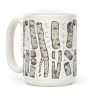 Birch Trees and Runes Coffee Mug