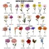 Birth Flower Sisters From The Same Garden - 3D Embossed Effect Printed Mug, Personalized White Edge-to-Edge Mug