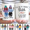 Bitch Besties Modern Girls Personalized Mug