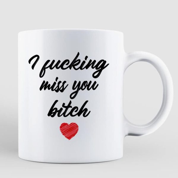 Bitch Besties Modern Girls Personalized Mug