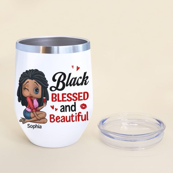 Black Blessed And Beautiful Personalized Coffee Mug 03HTTN270723HH-02