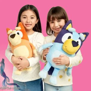 Bluey & Bingo Family Plush Toys - Soft Cartoon Dog Stuffed Animals
