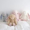 Bonnie Rabbit Plush Toy Soft Bunny with Floral Ears for Kids and Home Decor Bonnie Rabbit Plush Toy Soft Bunny with Floral Ears for Kids and Home Decor