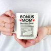 Bonus Mom Nutritional Facts Coffee Mug Funny Stepmom Gift from Stepdaughter Stepson Birthday Mother's Day Gift Bonus Mom Nutritional Facts Coffee Mug Funny Stepmom Gift from Stepdaughter Stepson Birthday Mother's Day Gift