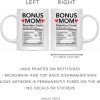 Bonus Mom Nutritional Facts Coffee Mug Funny Stepmom Gift from Stepdaughter Stepson Birthday Mother's Day Gift Bonus Mom Nutritional Facts Coffee Mug Funny Stepmom Gift from Stepdaughter Stepson Birthday Mother's Day Gift