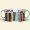 Book Lover Reading Challenge, Personalized Coffee Mug, Gift For Bookworms, 221223