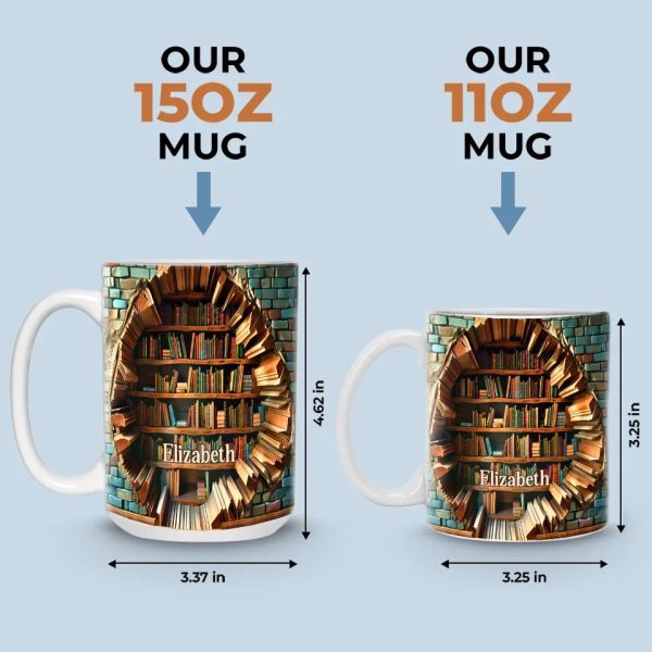Books Are A Uniquely Portable Magic - Personalized Custom Mug - Christmas Gift For Book Lovers Books Are A Uniquely Portable Magic - Personalized Custom Mug - Christmas Gift For Book Lovers